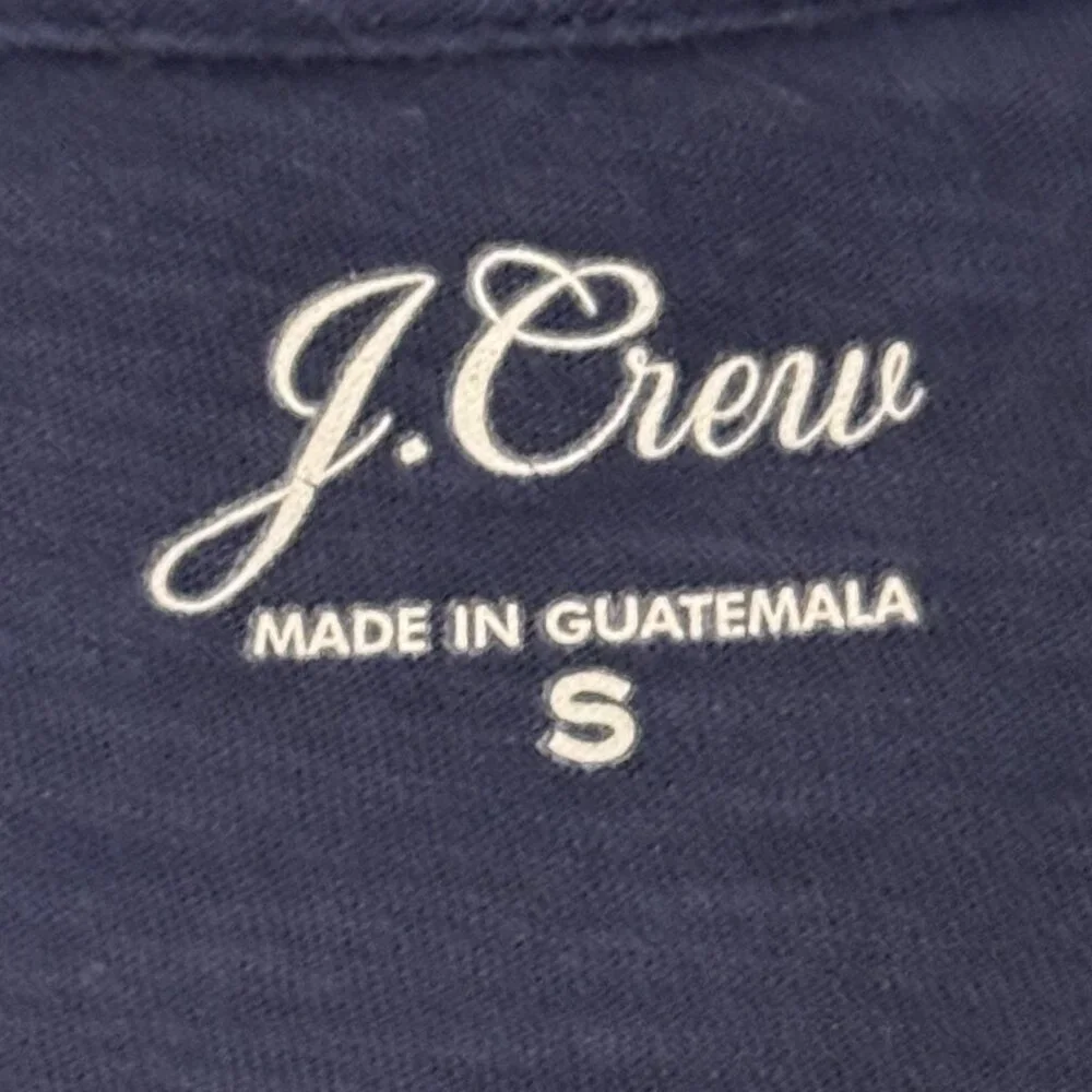 J.Crew Chocoholic Graphic Tee Navy Cotton Short Sleeve Size S - Picture 4 of 6
